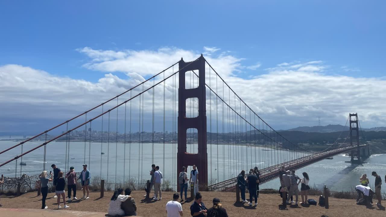 Golden Gate Bridge from the Marin headlands